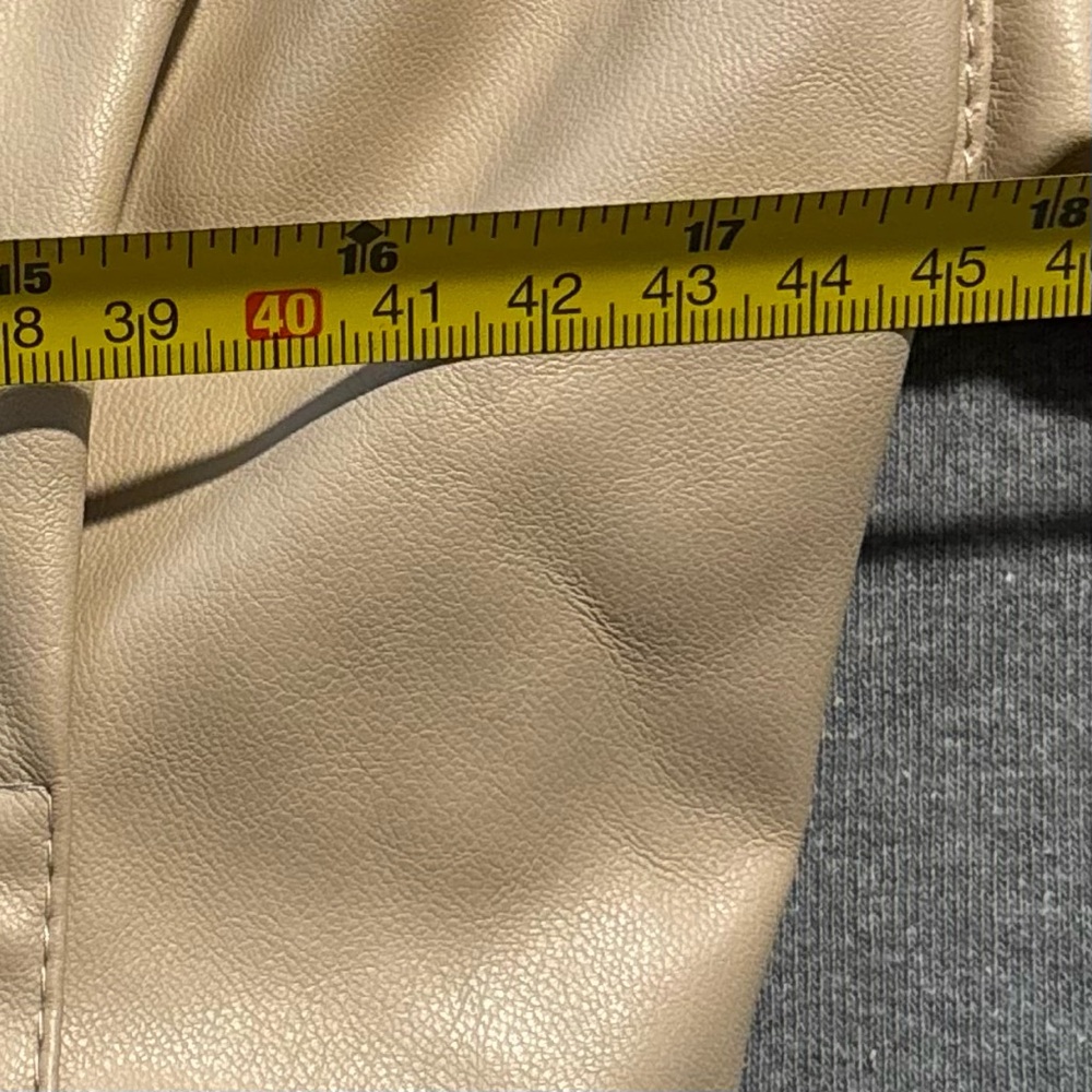 Fashion Nova Tan Boxy Cropped Button Down Shirt - Picture 15 of 15